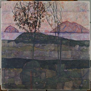 Setting sun, Schiele