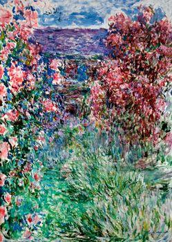 The house among roses, Monet