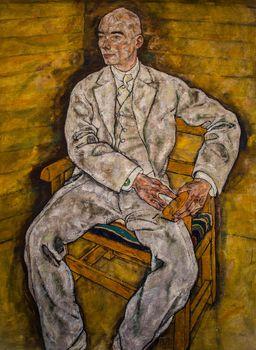 Victor Ritter von Bauer, Schiele