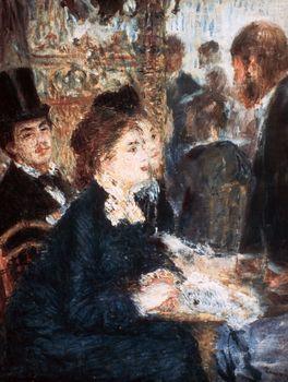 W kawiarni, Auguste Renoir