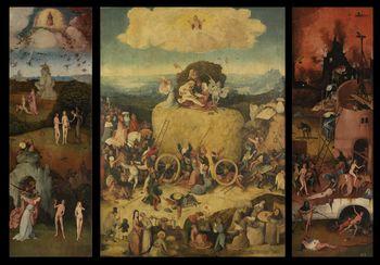 Wóz z sianem, Hieronim Bosch