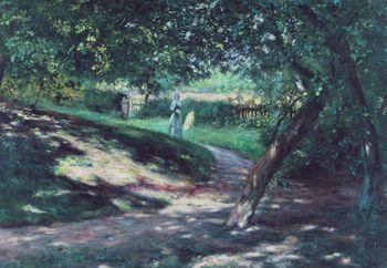 W ogrodzie, Władysław Podkowiński