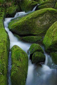 Wodospad w bawarskim lesie