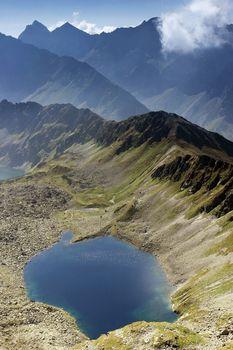 Zadni Staw Gąsienicowy. Góry Tatry, Polska