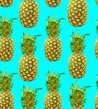 Ananasy w stylu pop art