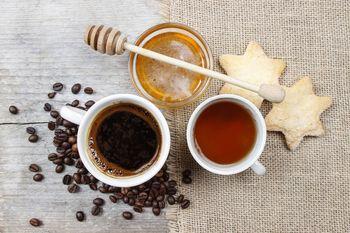 Kawa, herbata i miód