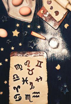 Ciasto ze znakami zodiaku