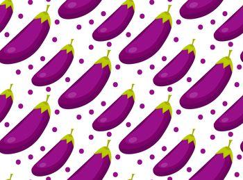 Fioletowe bakłażany