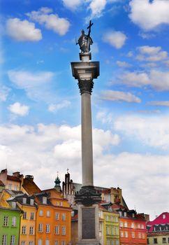 Kolumna Zygmunta na warszawskiej starówce