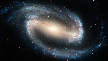 Galaktyka z gwiazdami w kształcie spirali