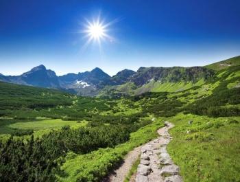 Letnia sceneria, Tatry. Polska