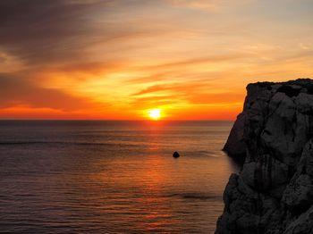  Widok z Capo Gaccia na zachod słońca, Włochy, Sardegna, Capo Gaccia