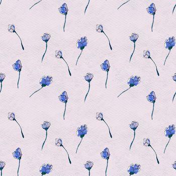 Kwiaty na różowym tle