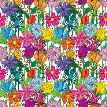 Kwiaty w intensywnych kolorach