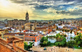 Malaga - widok z góry