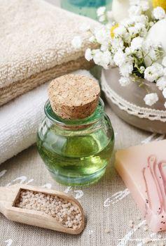 Olejek i sól morska