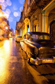 Ulica Hawany nocą