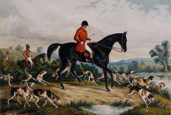 Polowanie par force z udziałem Chapmana, Juliusz Kossak