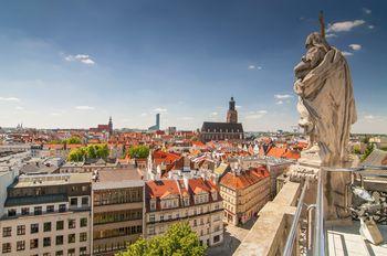 Panorama Wrocławia. Polska