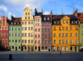 Rynek starego miasta we Wrocławiu