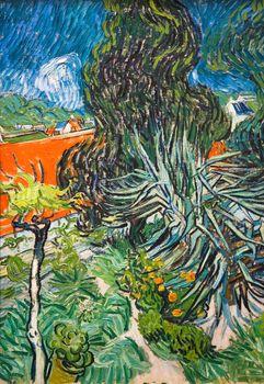 Dr. Gachet's Garden in Auvers, Vincent van Gogh