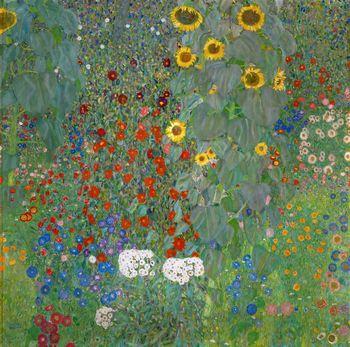 Farm Garden with Sunflowers, Klimt