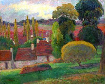 Farmy w Bretanii, Gauguin