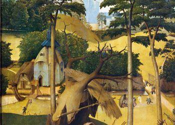 Kuszenie świętego Antoniego, fragment, Hieronim Bosch