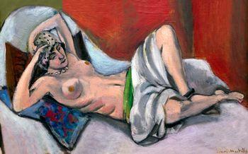 Reclining nude with drapery, Matisse