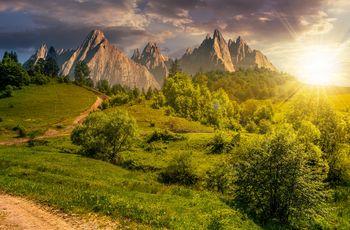 Ścieżka w Tatrach latem