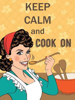 Keep calm and cook on