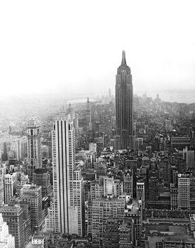 Widok na budynki w latach 20-tych