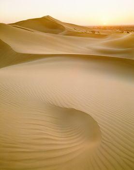 Wydmy w rezerwacie Pinacate. Sonora, Meksyk.