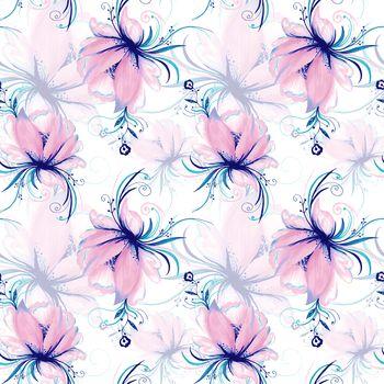 Wzór z kwiatów lotosu