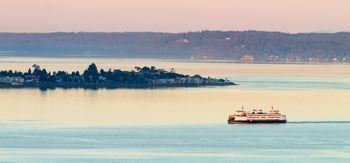 Zachód słońca w zatoce