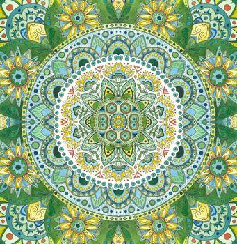 Zielona mandala
