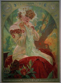 Sarah Bernhardt (La Princesse Lointaine), Alfons Mucha