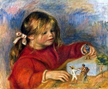 Bawiąca się Claude, Auguste Renoir