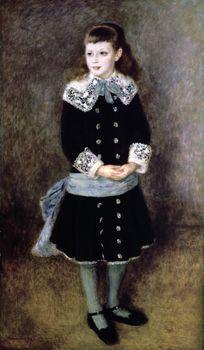 Dziewczynka z niebieską szarfą, Auguste Renoir