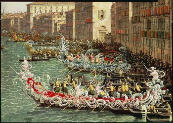 Regatta on the Grand Canal, Venice, Canaletto