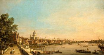Tamiza z tarasu Somerset House, Canaletto