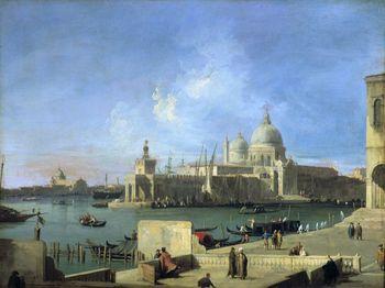  Widok na Bazylikę La Salute z wejścia do Wielkiego Kanału, Wenecja, Canaletto
