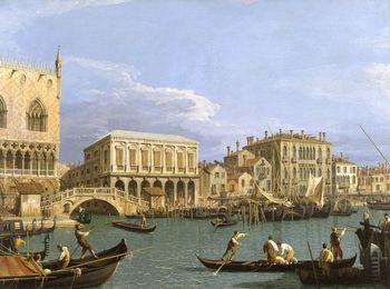 Widok na Riva degli Schiavoni, Canaletto