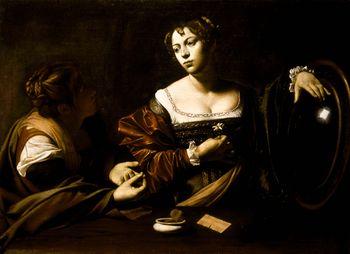 Marta i Maria Magdalena, Caravaggio