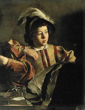 Powołanie św. Mateusza, detal, Caravaggio