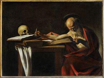 Święty Hieronim piszący, Caravaggio