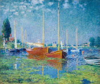Czerwone łodzie w Argenteuil, Monet
