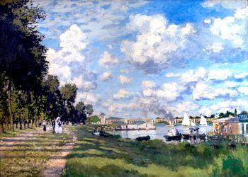 Przystań w Argenteuil, Monet
