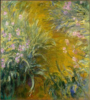 The Path trough the Irises, Monet