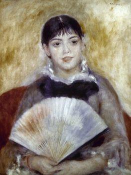 Dziewczyna z wachlarzem, Auguste Renoir